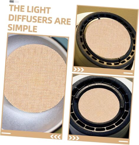 Popetpop 2pcs مصباح Spotlight مصباح الظل المظلمون الوهج أغطية ضوء ناعم مقاوم للحريق لحماية السقف الصدي in Saudi Arabia