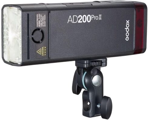 Godox Ad200 Pro II TTL Pocket Flash Kit مع H200J II و H200 II رؤوس فلاش ، عرض شاشة ملونة ومصباح نمذجة LED in Saudi Arabia