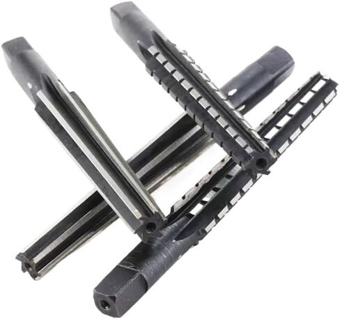 2PCS/Set Hand Reamers Set MT0/MT1/MT2/MT3/MT4/MT5 Steel Fine/Rough-Edge Morse Taper Reamer Fit for Milling Finishing Tool(MT3) in Saudi Arabia