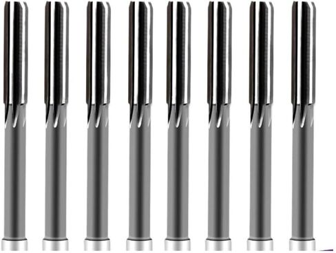 HSS أداة Machining Flute Flute Reamer COBALT COTT H7 قطره ساق مستقيم 2MM-16MM ملائم لحفر فتحة الألومنيوم الصلب المعدني (11 مم) in Saudi Arabia