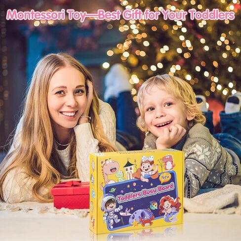 Montessori Baure Board Boy ، Toddler Toys for 1 2 3+ year boy ، Toddler Bud Parenge Book Educational Learning Activity Towes for Road Airplane Travel for Kids with Autism in Saudi Arabia