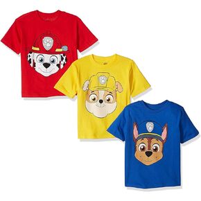 مجموعة من ثلاثة قمصان من Nickelodeon Baby Boys Baby Paw Patrol