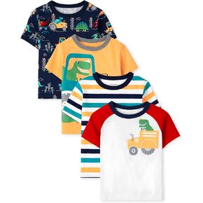 The Children's Place Baby Toddler Boys Short Sleeve Crew Neck Tees in Kuwait