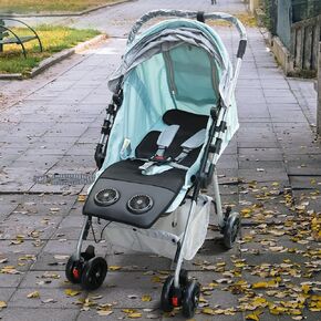 وسادة تبريد مقعد السيارة للأطفال، وسادة تبريد مقعد الثلج قابلة للتنفس في الصيف، مناسبة لكرسي الطعام في مقعد عربة الأطفال، مع مروحتين قابلتين للتعديل ومصدر طاقة USB، تبريد مثالي في الصيف (أسود) in Kuwait