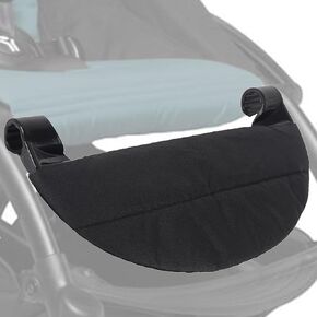 Baby Leg Rest with Padded Cover Compatible with Babyzen YOYO Stroller Footrest 12.5 Inch Long Extend Infant Pram Footboard Provide Additional Comfort in Stroller - Black in Kuwait