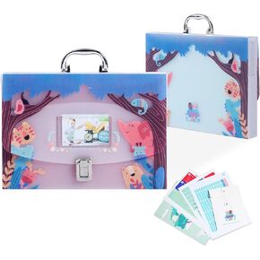 12 Pockets Baby File Organizer for Boy or Girl, Our Baby Paperwork Organizer with Silver Metal Handle, Lock, Pregnancy Documents, Baby Record Folder, Baby Paper Organizer, Baby Folder in Saudi Arabia