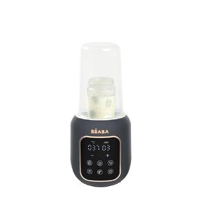 BEABA 5-in-1 Multi Milk Baby Bottle Warmer and Baby Food Warmer, Breastmilk Milk Warmer for Baby, Digital Design, Midnight