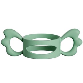 Bottle Handles, Silicone Wide-Neck Bottle Handle, Outer Diameter Over 6cm for Bottle Green (1 Pack)