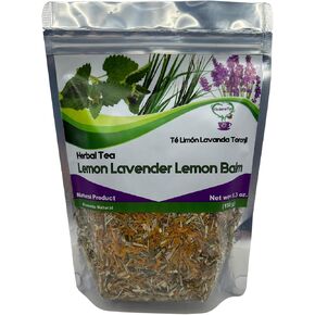 Toronjil Toronjil Tea Melissa Lavander Lemon Tea Chamomile, Quiere Te, 5.3 oz (150grams), Up to 100 Cups, 1 Pack,Resealable Bag, Loose Leaf Tea, Product From Mexico, 100% Natural in Saudi Arabia
