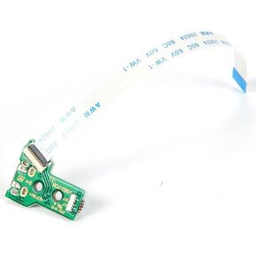 Micro USB Charging Port Socket Board with Flex Ribbon Cable Screwdriver for PS4 Controller Board JDS-040 JDS 040 Version PlayStation 4 Controllers