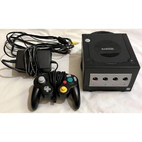 Nintendo Gamecube System Console - Jet Black (Renewed)