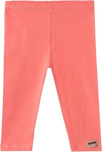 Baby & Toddler Capri Leggings Soft Cotton Stretch Everyday Wear | Elastic Waist, 95% Cotton, Breathable, 3M–5T in Saudi Arabia