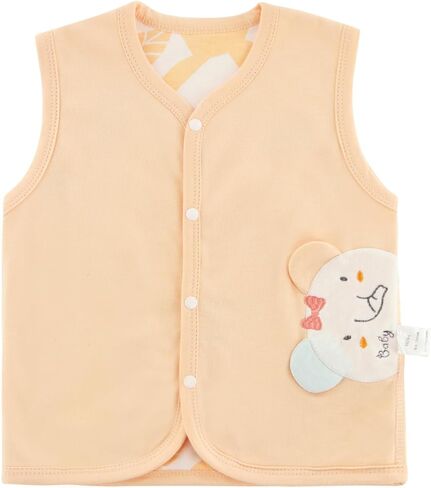 Baby Vest for Girls & Boys, Purcotton Toddler Reversible Vest for Spring & Autumn in Saudi Arabia