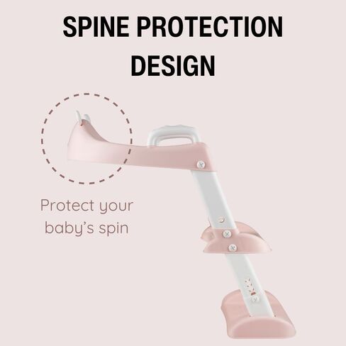 PandaEar Toilet Potty Training Seat with Step Stool Ladder, Comfortable Safe Potty Seat with Anti-Slip Pads Ladder for Kids Boys Girls Toddlers (Pink) in Saudi Arabia