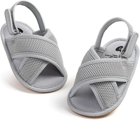 SOFMUO Baby Girls Boys Sandals Premium Soft Anti-Slip Rubber Sole Infant Summer Outdoor Shoes Toddler First Walkers in Saudi Arabia