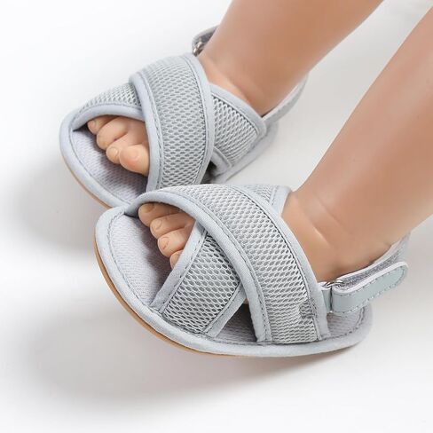 SOFMUO Baby Girls Boys Sandals Premium Soft Anti-Slip Rubber Sole Infant Summer Outdoor Shoes Toddler First Walkers in Saudi Arabia