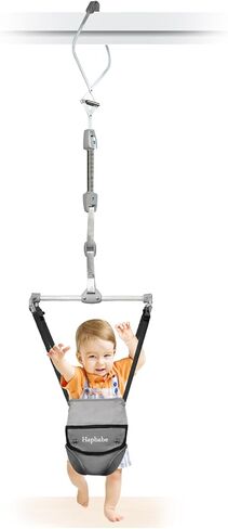 سترة هابابي لباب الأطفال مع حزام ومقعد قابلين للتعديل، سترة مدخل الطفل مع وظيفة حزام المشي، هدية مثالية للرضع، باللون الأسود in Kuwait