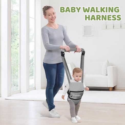 سترة هابابي لباب الأطفال مع حزام ومقعد قابلين للتعديل، سترة مدخل الطفل مع وظيفة حزام المشي، هدية مثالية للرضع، باللون الأسود in Kuwait