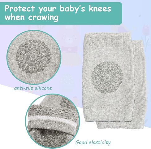 خوذة Geyoga 2 قطعة للأطفال الرضع والأطفال الصغار مع زوجين من وسادات الركبة بدون صدمات وواقي رأس آمن للمشي والزحف والجري in Saudi Arabia