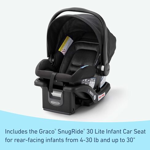 Graco® Outpace™ LX All-Terrain Travel System – Stroller Car Seat Combo Includes SnugRide 30 Lite Infant Car Seat, Briggs in Saudi Arabia