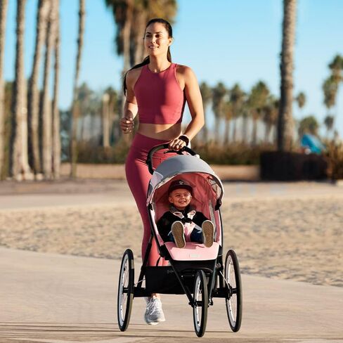 Cybex AVI Jogging Stroller Frame in Cream + Orange in Saudi Arabia