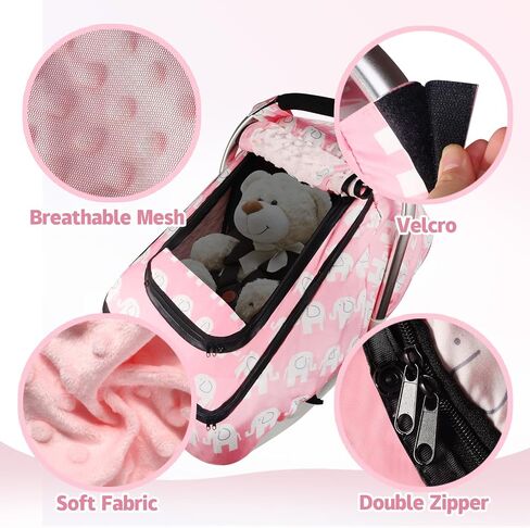 Car Seat Cover Baby,Minky Baby Car Seat Cover 4in1,Windproof Infant Car Seat Covers 2 Window,Carseat Cover Boy Girl Newborn Kick-Proof,Baby Stroller CarSeat Canopy Breathable 4 Season(Elephant) in Saudi Arabia