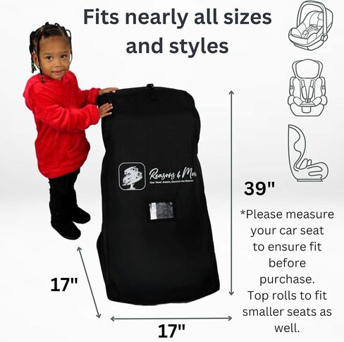 Car Seat Travel Bag for Airplane, Carseat Cover for Airplane Travel, Car Seat Carrier for Airport, Carseat Bag, Booster Seat Travel Bag, Car Seat Backpack for Air Travel, Car Seat Airplane Travel Bag in Saudi Arabia
