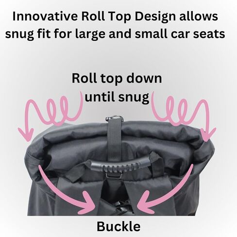 Car Seat Travel Bag for Airplane, Carseat Cover for Airplane Travel, Car Seat Carrier for Airport, Carseat Bag, Booster Seat Travel Bag, Car Seat Backpack for Air Travel, Car Seat Airplane Travel Bag in Saudi Arabia