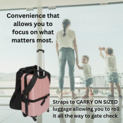 Car Seat Travel Bag for Airplane, Carseat Cover for Airplane Travel, Car Seat Carrier for Airport, Carseat Bag, Booster Seat Travel Bag, Car Seat Backpack for Air Travel, Car Seat Airplane Travel Bag in Saudi Arabia