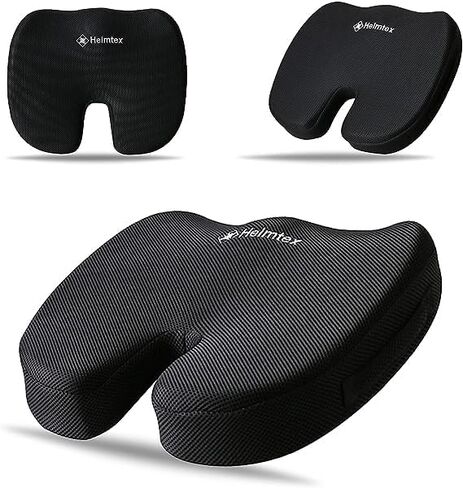 Chair Cushions for Office Chair Memory Foam Sciatica Pain Relief Chair Pad for Back Support Seat Cushion for Computer Desk, Gamming Chair, Wheelchair, Car Seat & Tailbone Pain in Saudi Arabia