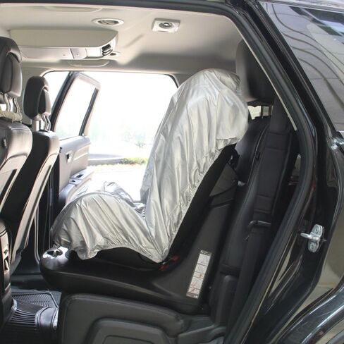 أغطية شمسية لمقعد السيارة من oxGord لحماية سلامة طفلك، حامي يحافظ على برودة الطفل الرضيع - حماية تلقائية من أشعة الشمس للنافذة مع عاكس ظل مقعد السيارة لمساعدي الأشعة فوق البنفسجية in Kuwait