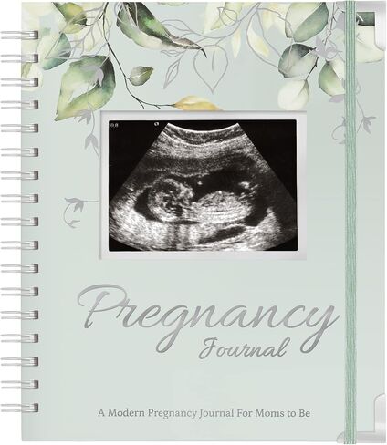 Pregnancy Journal Memory Book - 90 Pages Hardcover Pregnancy Book, Pregnancy Planner, Pregnancy Journals for First Time Moms, Baby Memory Book, Ultrasound Baby Book Memory, Mother's Day Gifts (Sage) in Saudi Arabia