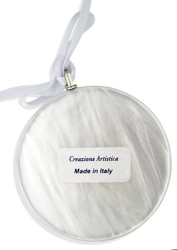 Silver-Plated Guardian Angel Crib Medal by Venerare (Blue) in Saudi Arabia