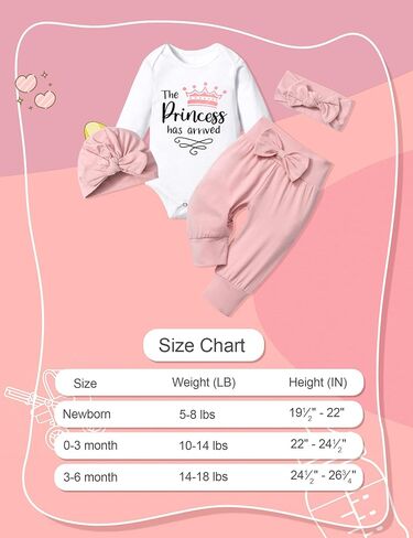 Baby Girl Clothes Infant Newborn Baby Clothes for Girls Long Sleeve Romper Pant Sets Letter Prints Baby Girl Outfits in Saudi Arabia