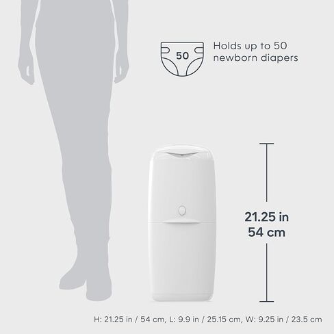 تتضمن سلة Diaper Genie المضغوطة عبوة واحدة مربعة للمبتدئين يمكنها استيعاب ما يصل إلى 165 حفاضة بحجم حديثي الولادة. in Kuwait