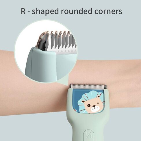 Baby Hair Clippers,Quiet & Washable Hair Trimmer for Kids and Toddler,Waterproof & Rechargeable Hair Trimmer for Kids with Autism in Kuwait