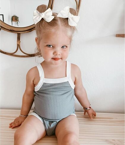 Niceye 24 PCS Baby Hair Bow Clips for Girls,Hair Bows Barrettes Handmade Accessories Alligator Clip for Babies Infant Toddlers Little Kids Teens in Kuwait