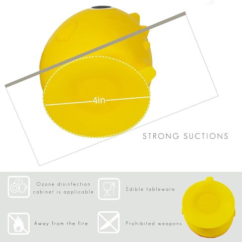 حاويات وجبات خفيفة للأطفال من السيليكون من دينو مع شفط للأطفال الصغار، أكواب وجبات خفيفة ناعمة وآمنة وخالية من مادة BPA مع مرايل سيليكون مجانية، باللون الأخضر. in Kuwait