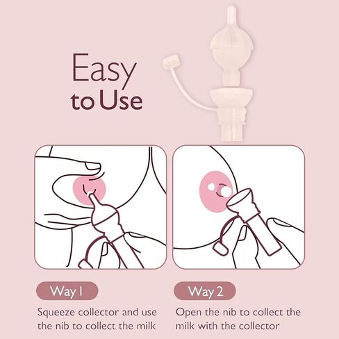 مجموعة تجميع اللبأ، مجموعة حليب الثدي القابلة لإعادة الاستخدام مع حقيبة تخزين، لتجميع حليب الثدي، خالية من مادة BPA، 4 مل، 6 قطع in Kuwait