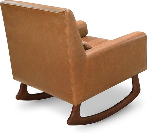 Sleepytime Rocker in Ivory Boucle with Light Legs, Wood, Foam, Greenguard Gold and CertiPUR-US Certified in Kuwait