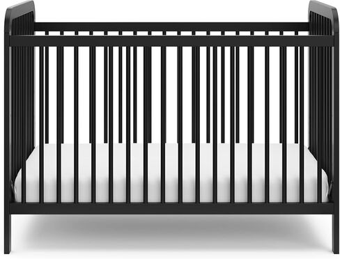 سرير أطفال Storkcraft Pasadena 3 في 1 قابل للتحويل (أبيض مع خشب دريفت) - معتمد من GREENGUARD Gold، يتحول إلى سرير نهاري وسرير طفل صغير، يناسب مرتبة سرير أطفال قياسية كاملة الحجم، ارتفاع مرتبة قابل للتعديل in Kuwait