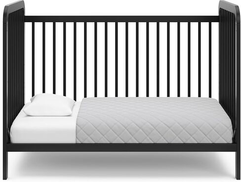 سرير أطفال Storkcraft Pasadena 3 في 1 قابل للتحويل (أبيض مع خشب دريفت) - معتمد من GREENGUARD Gold، يتحول إلى سرير نهاري وسرير طفل صغير، يناسب مرتبة سرير أطفال قياسية كاملة الحجم، ارتفاع مرتبة قابل للتعديل in Kuwait