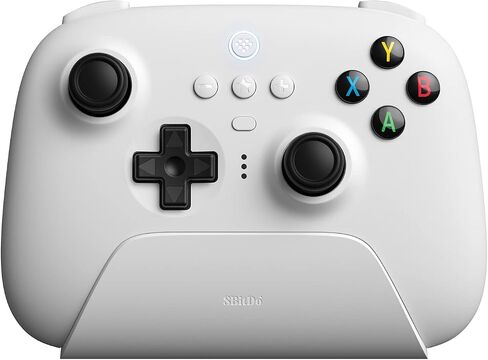 8Bitdo Ultimate 2.4g Wireless Controller With Charging Dock, 2.4g Controller for PC, Android, Steam Deck & iPhone, iPad, macOS and Apple TV (Pastel Pink) in Saudi Arabia