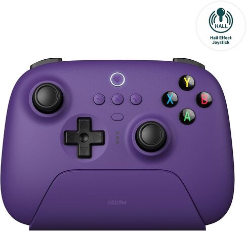 8Bitdo Ultimate 2.4g Wireless Controller With Charging Dock, 2.4g Controller for PC, Android, Steam Deck & iPhone, iPad, macOS and Apple TV (Pastel Pink) in Saudi Arabia