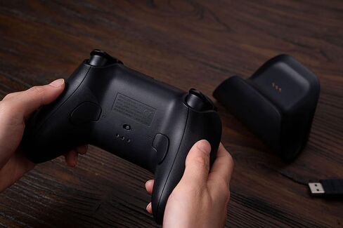 وحدة تحكم لاسلكية 8Bitdo Ultimate 2.4g مع قاعدة شحن، وحدة تحكم 2.4g للكمبيوتر الشخصي، Android، Steam Deck & iPhone، iPad، macOS وApple TV (وردي باستيل) in Saudi Arabia