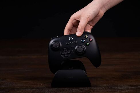 وحدة تحكم لاسلكية 8Bitdo Ultimate 2.4g مع قاعدة شحن، وحدة تحكم 2.4g للكمبيوتر الشخصي، Android، Steam Deck & iPhone، iPad، macOS وApple TV (وردي باستيل) in Saudi Arabia