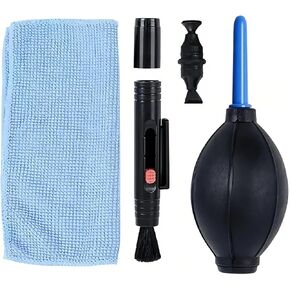 Camera Lens Cleaning Kit, 3-in-1 Electronics Cleaning Tools: Air Blower Duster, Microfiber Cleaning Cloth & Soft Brush Pen for Camera, Lenses, Glasses, Phone Screen, Computer Monitor (Scratch-Free) in Saudi Arabia