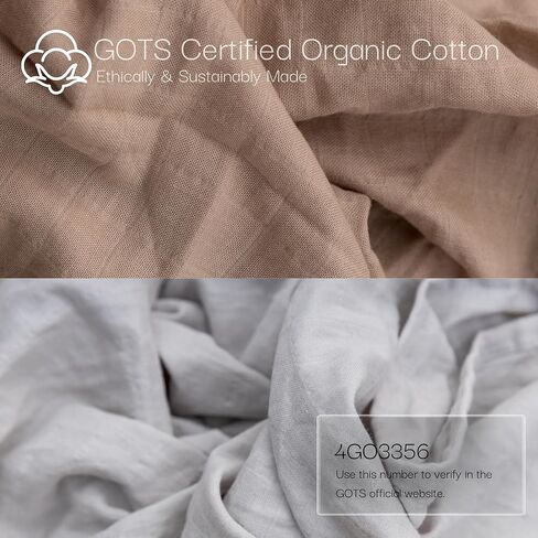 100% Organic Cotton Muslin Standard Fitted Crib Sheet for Boys, Girls & Toddlers – 52"x28", 2 Pack Soft Breathable Natural Cotton Mattress Bed Sheets, Neutral Crib Sheet (Green & Rust) in Saudi Arabia