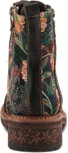 Spring Step L'Artiste Cordea Booties | Embroidered Leather Ankle Boots with Studded Details in Saudi Arabia