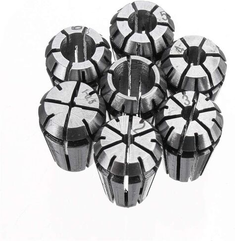 7pcs 1-7mm ER11 Spring Chuck Collet Set For CNC Milling Lathe Engraving Machine in Saudi Arabia